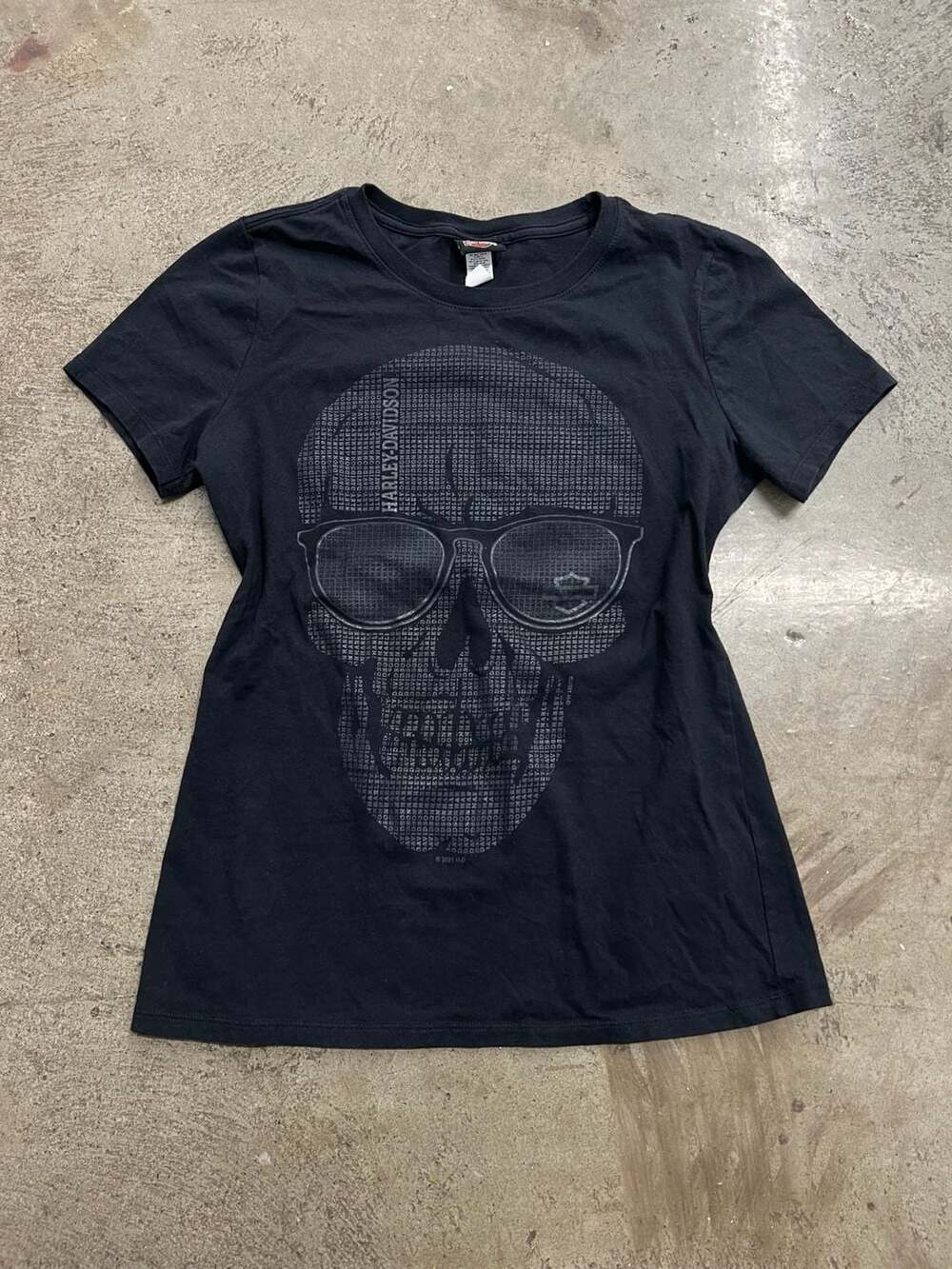 Women’s Harley-Davidson skull t shirt